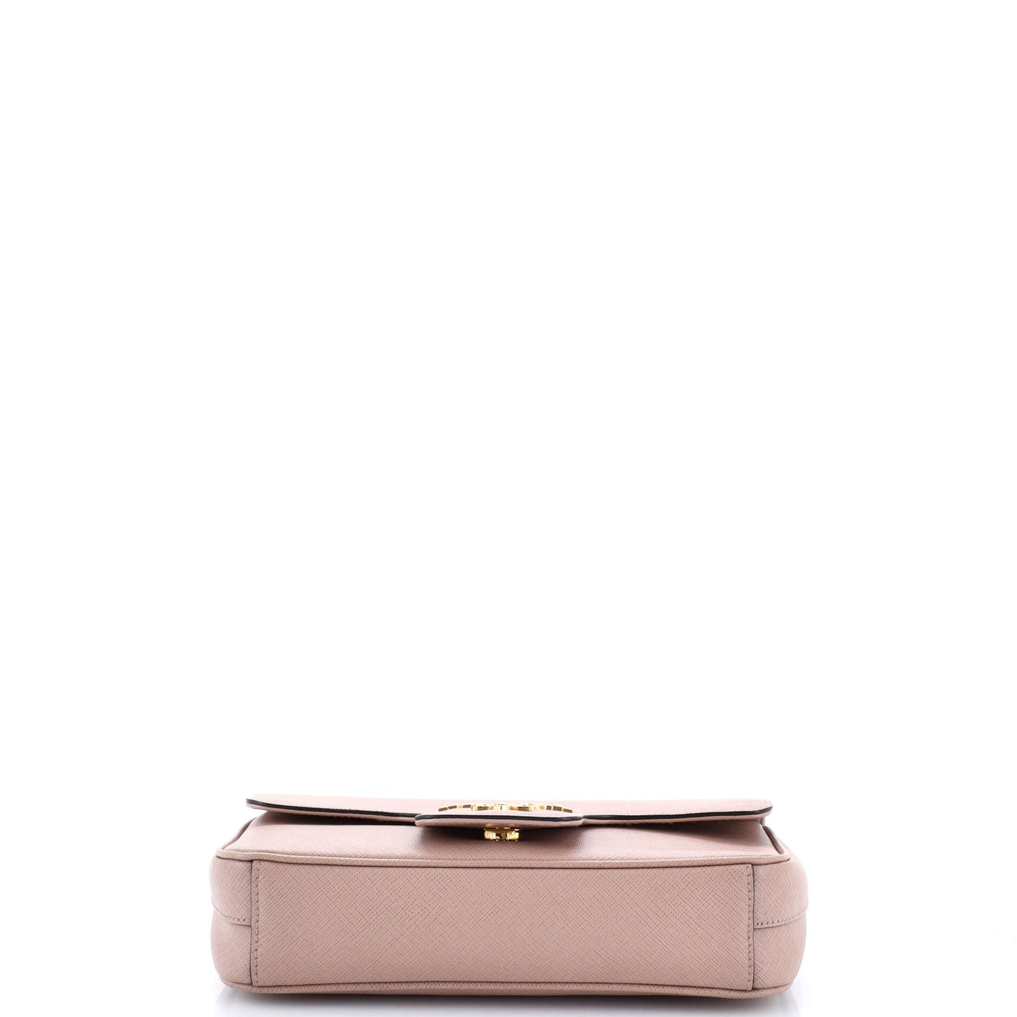 Pattina Flap Shoulder Bag Saffiano Leather Small