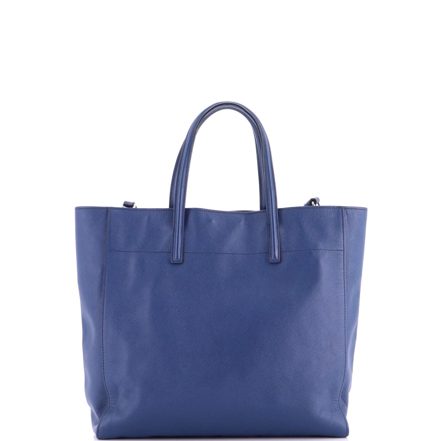 Soft Triple Pocket Convertible Tote Saffiano Leather