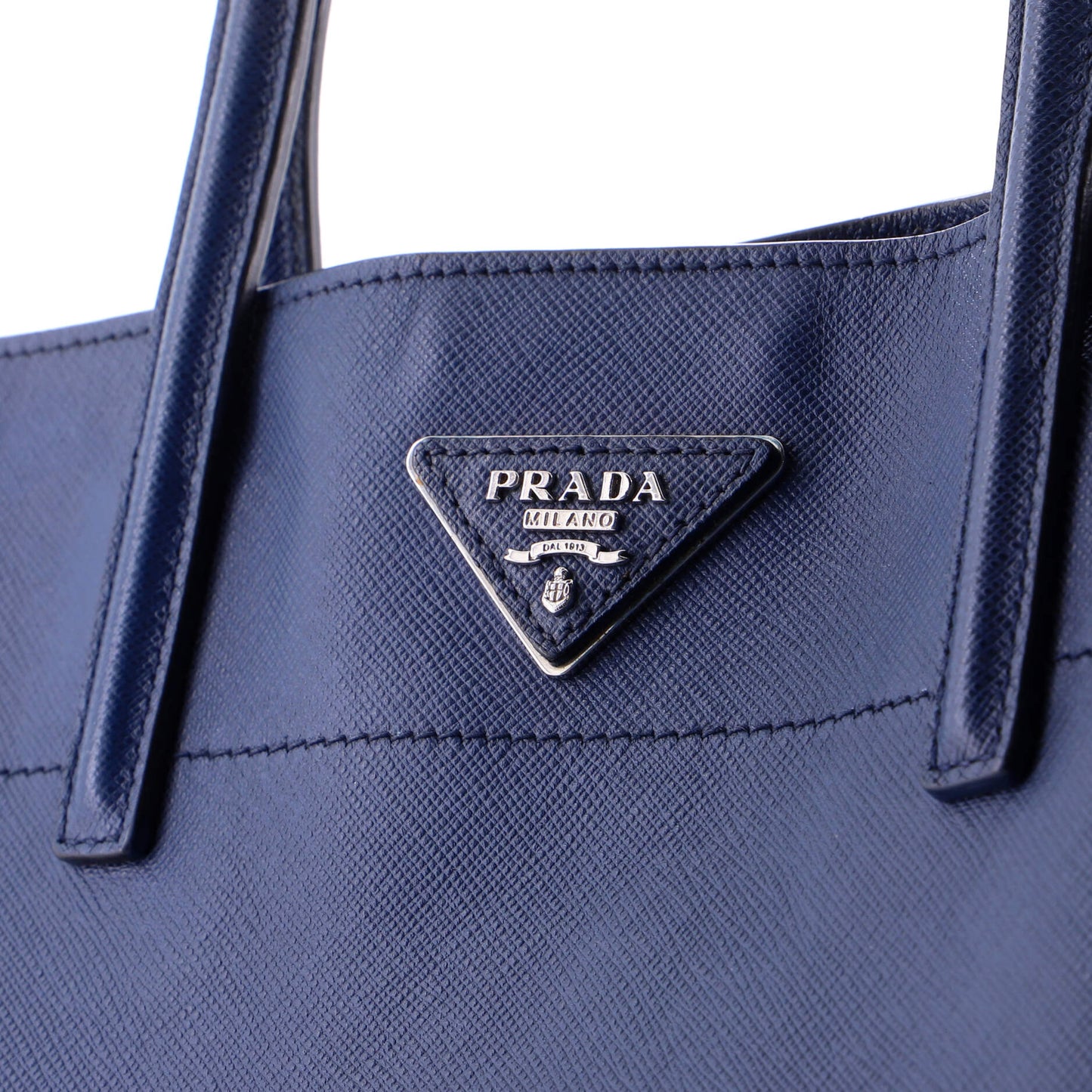 Soft Triple Pocket Convertible Tote Saffiano Leather