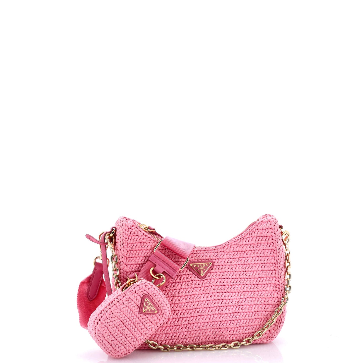 Re-Edition 2005 Shoulder Bag Raffia Small