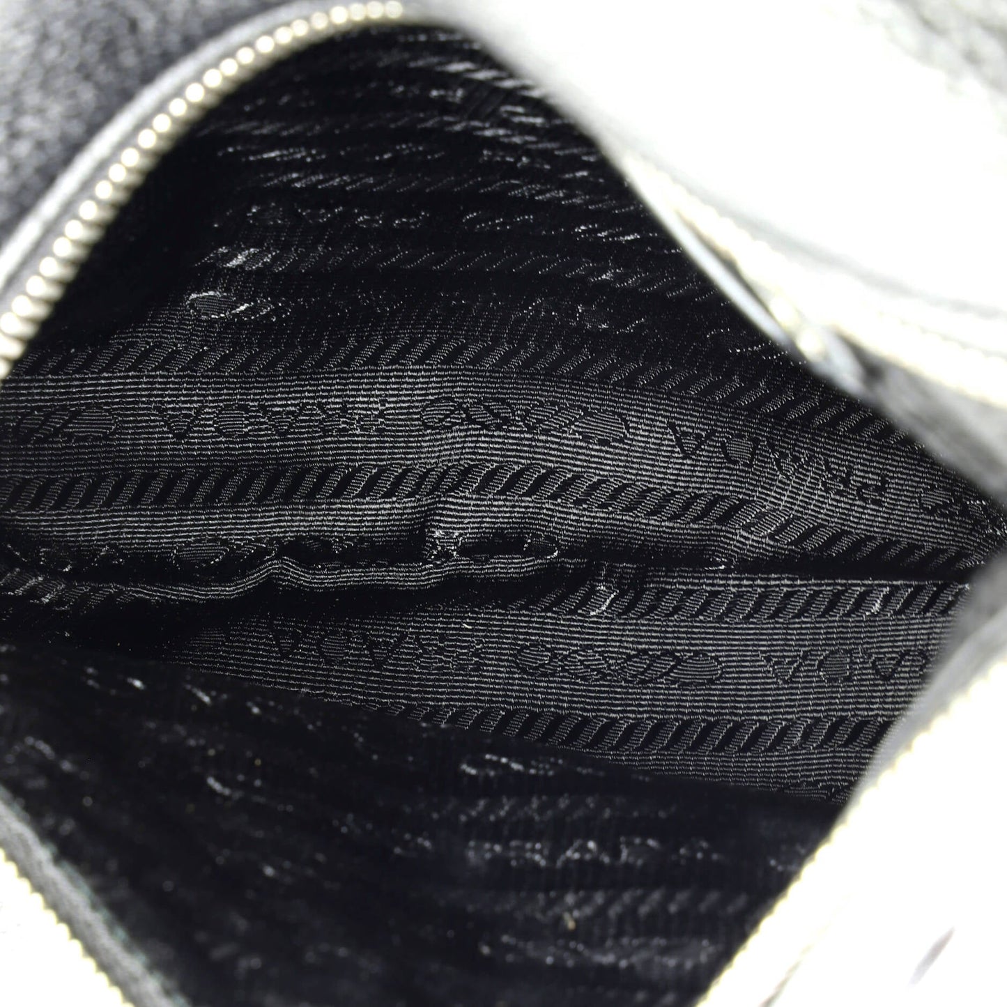 Triangle Logo Sling Bag Leather