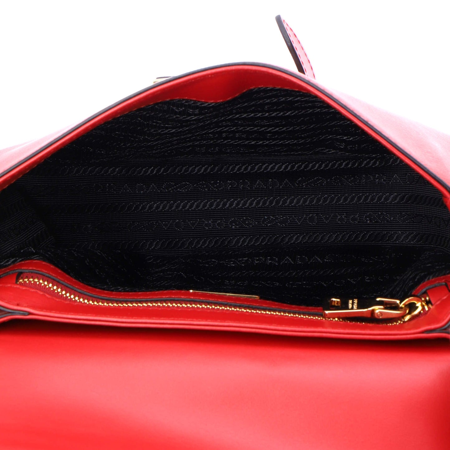 Embleme Flap Bag Saffiano Leather Small