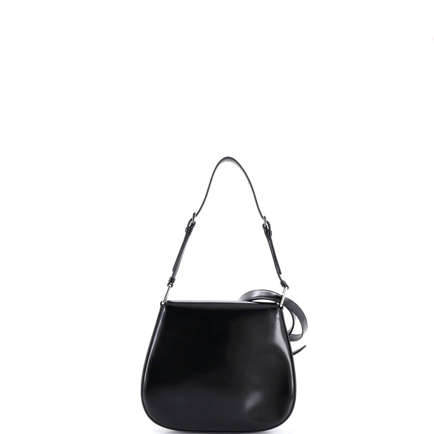 Cleo Flap Shoulder Bag Spazzolato Leather Small
