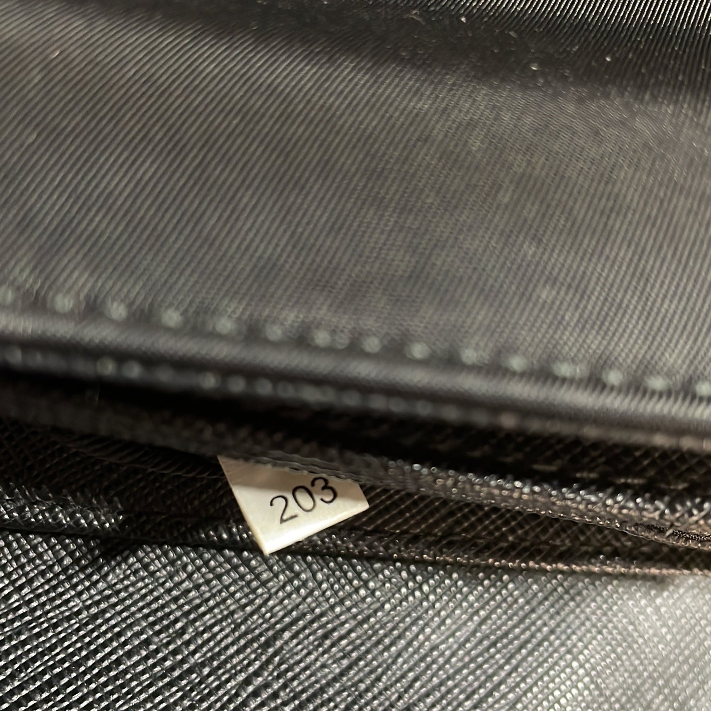 Chain Flap Crossbody Bag Tessuto and Saffiano Leather Medium