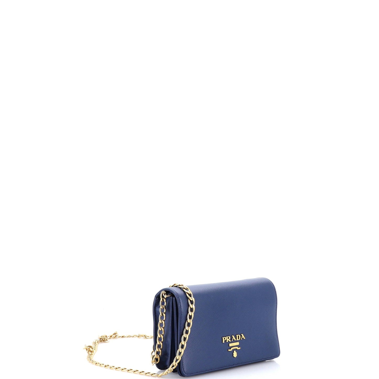 Chain Wallet Crossbody Saffiano Leather