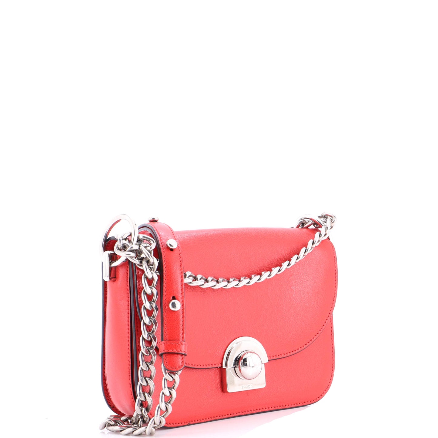 Arcade Chain Flap Bag Glace Calf