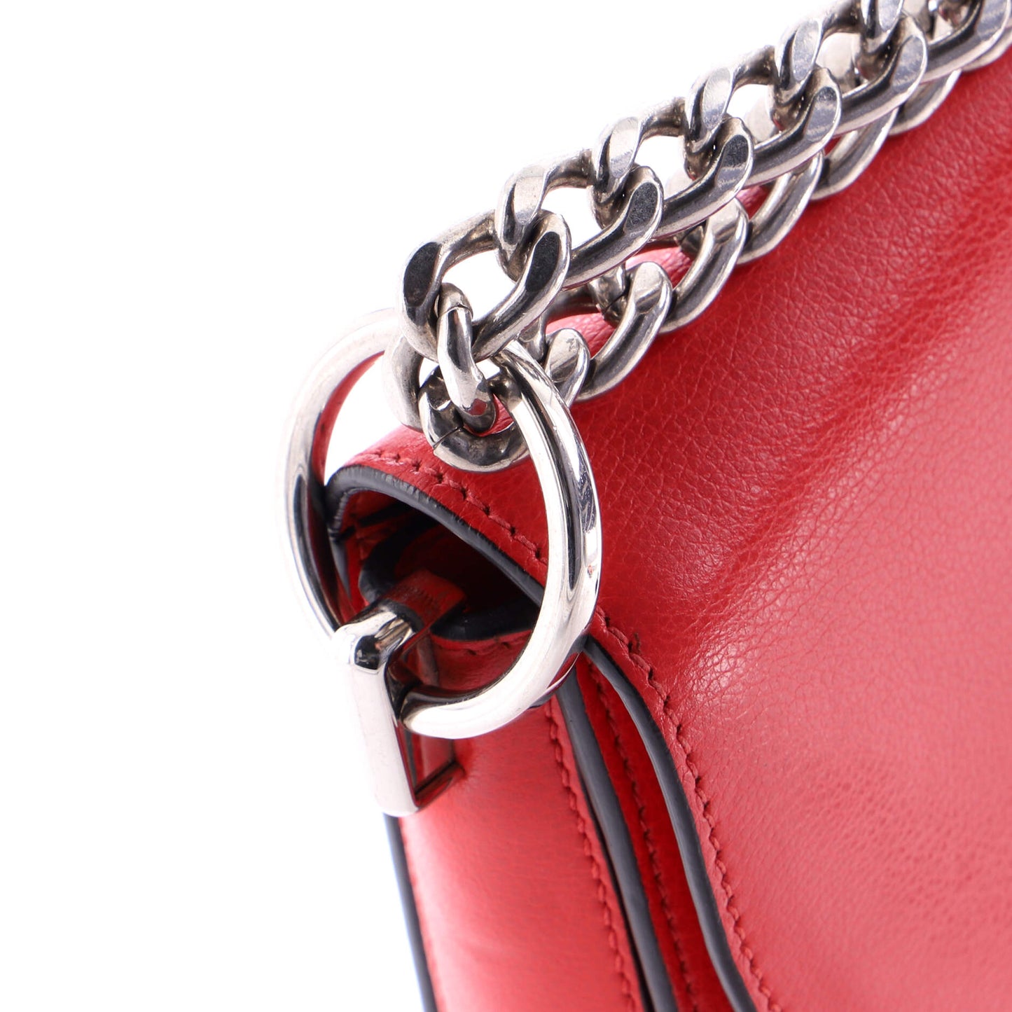 Arcade Chain Flap Bag Glace Calf