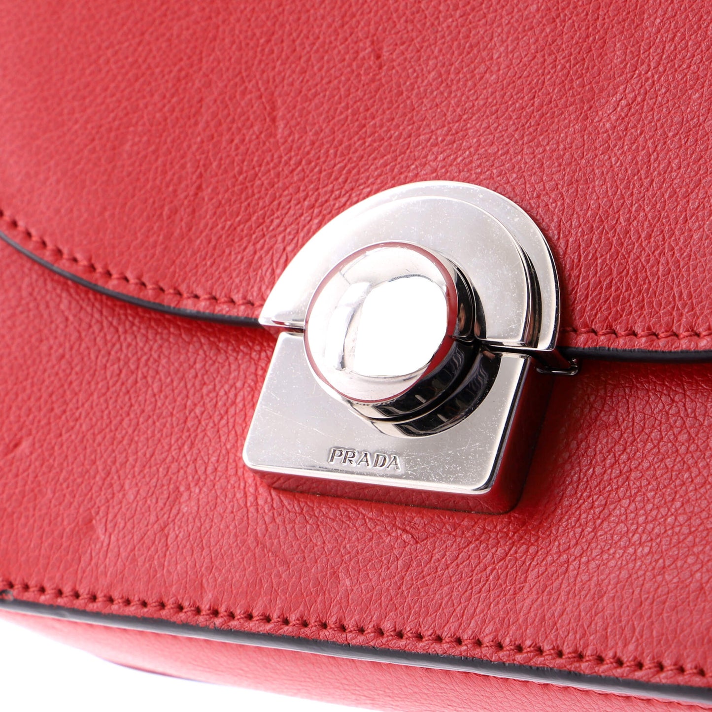 Arcade Chain Flap Bag Glace Calf