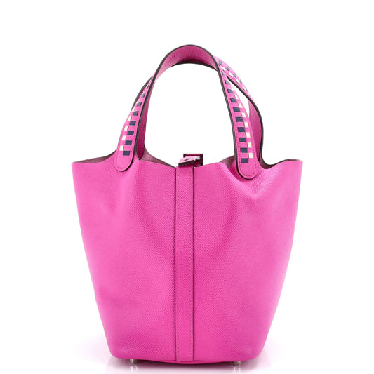 Picotin Lock Bag Tressage Epsom PM