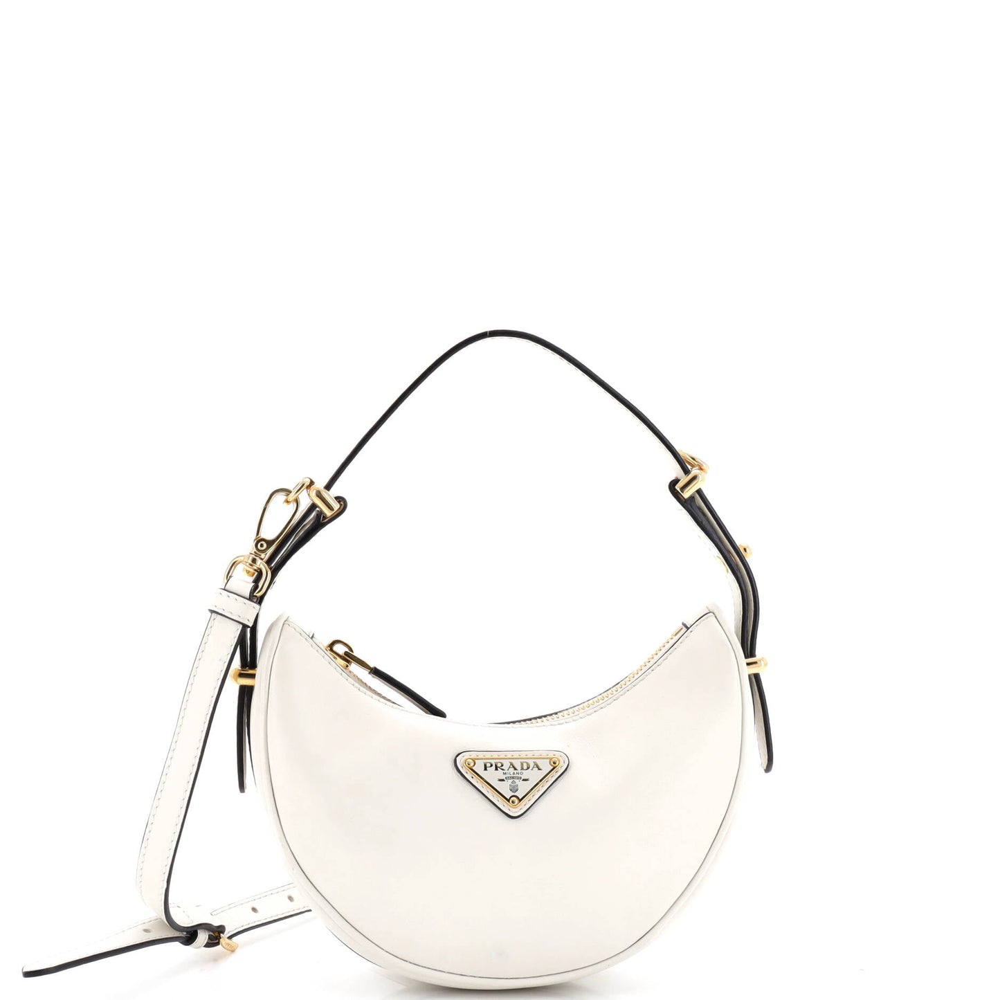 Arque Half Moon Hobo Leather Mini