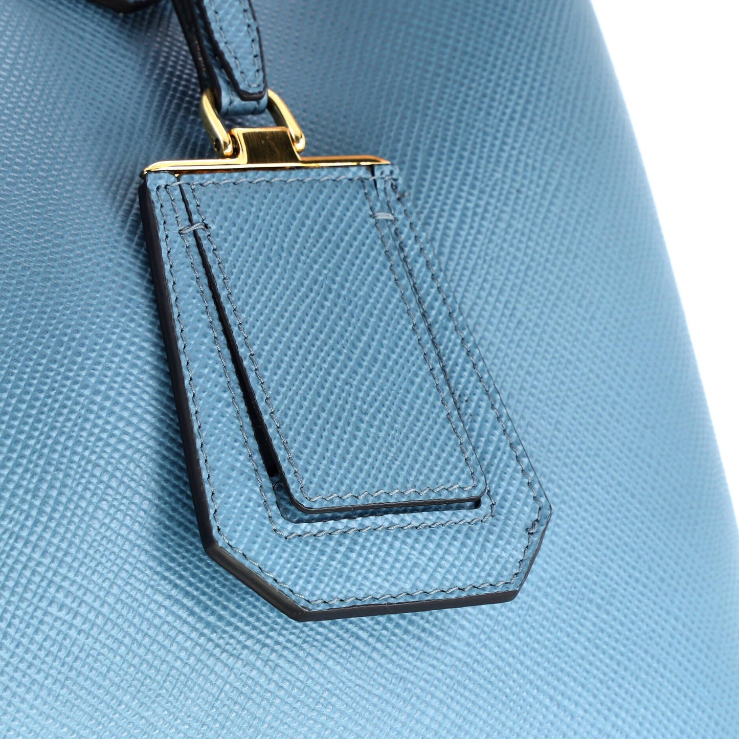 Cuir Double Tote Saffiano Leather Medium