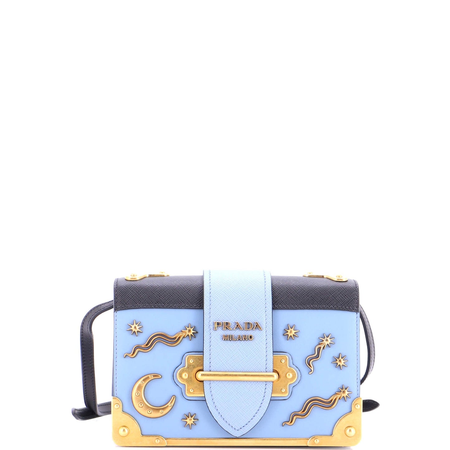 Cahier Crossbody Bag Embellished Leather Small