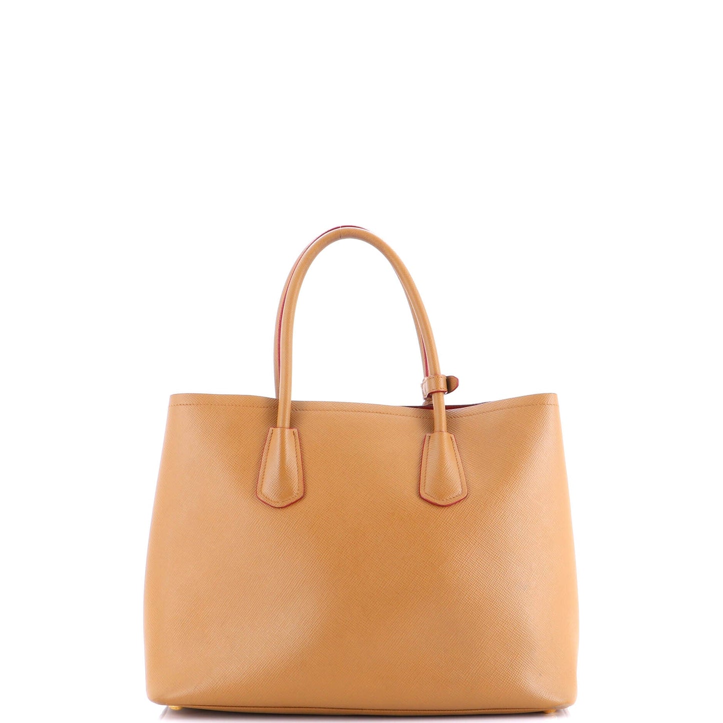 Cuir Double Tote Saffiano Leather Large