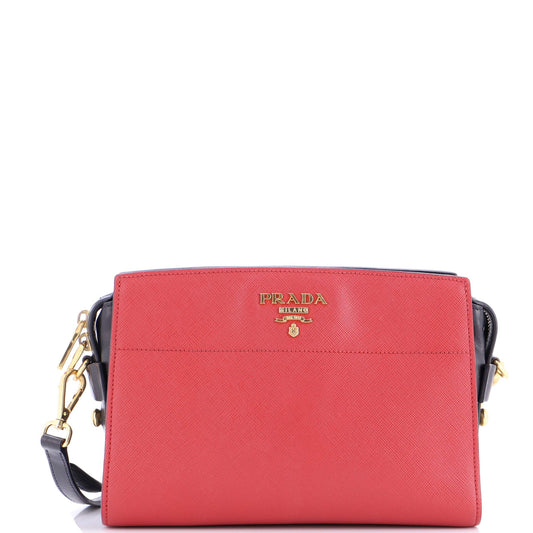 Bibliotheque Crossbody Saffiano Leather