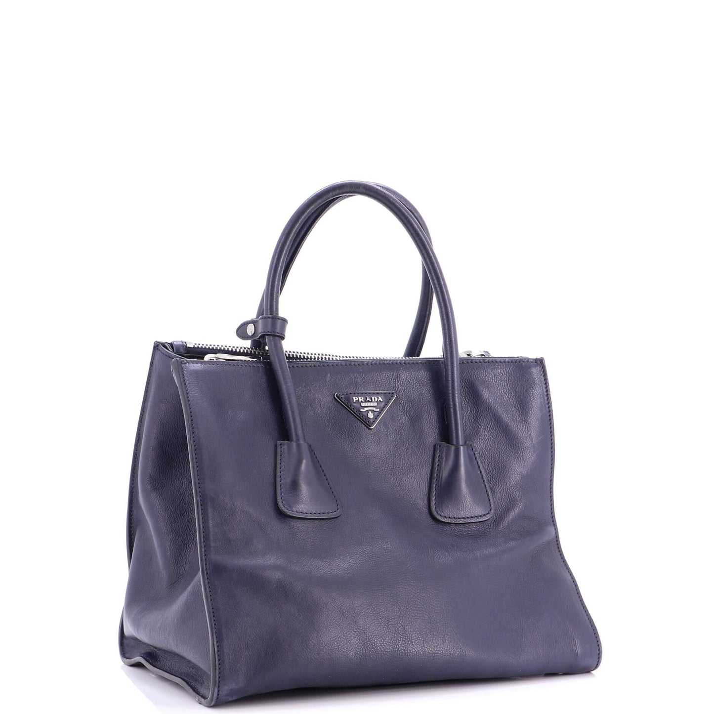 Twin Pocket Convertible Tote Leather Medium