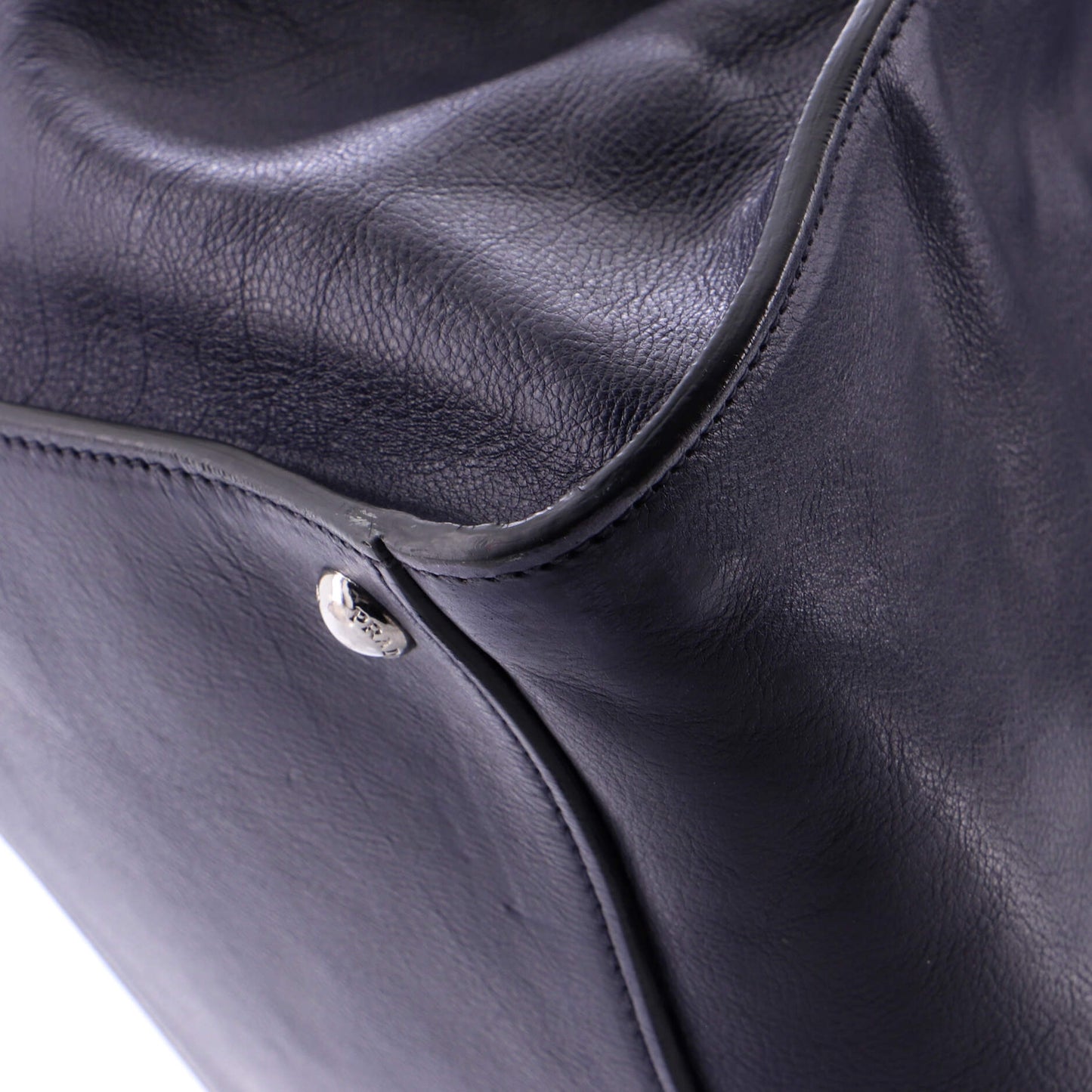 Twin Pocket Convertible Tote Leather Medium