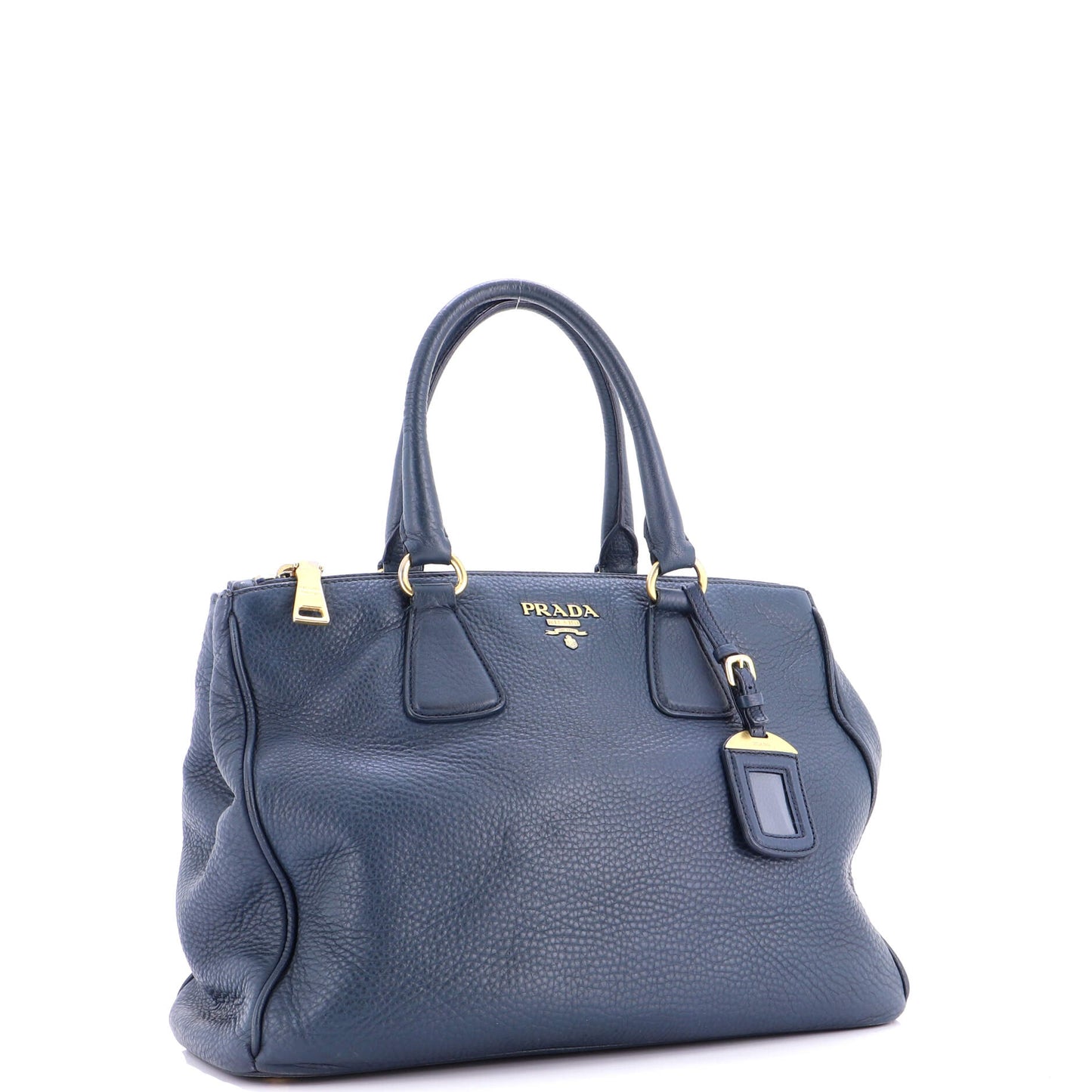 Double Zip Convertible Tote Vitello Daino Large