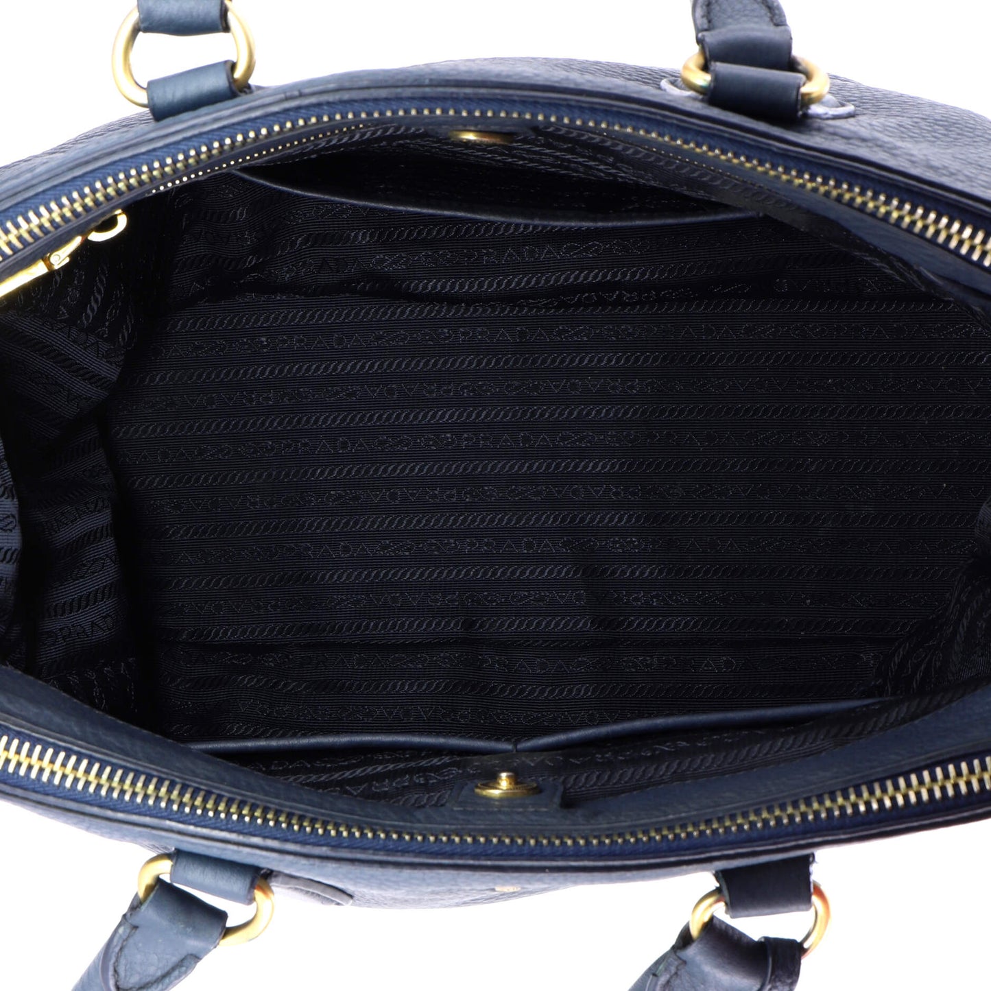 Double Zip Convertible Tote Vitello Daino Large