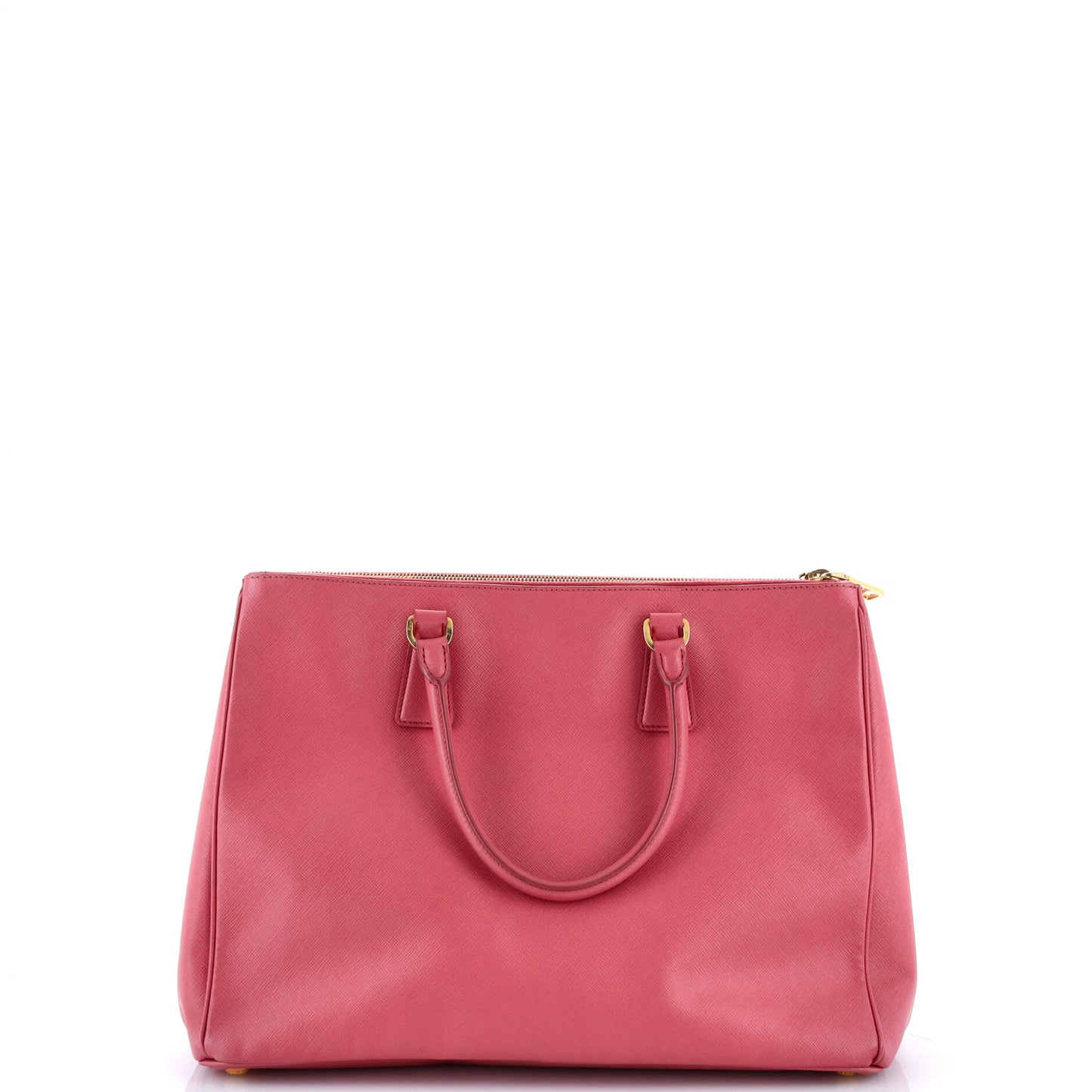 Double Zip Lux Tote Saffiano Leather Large