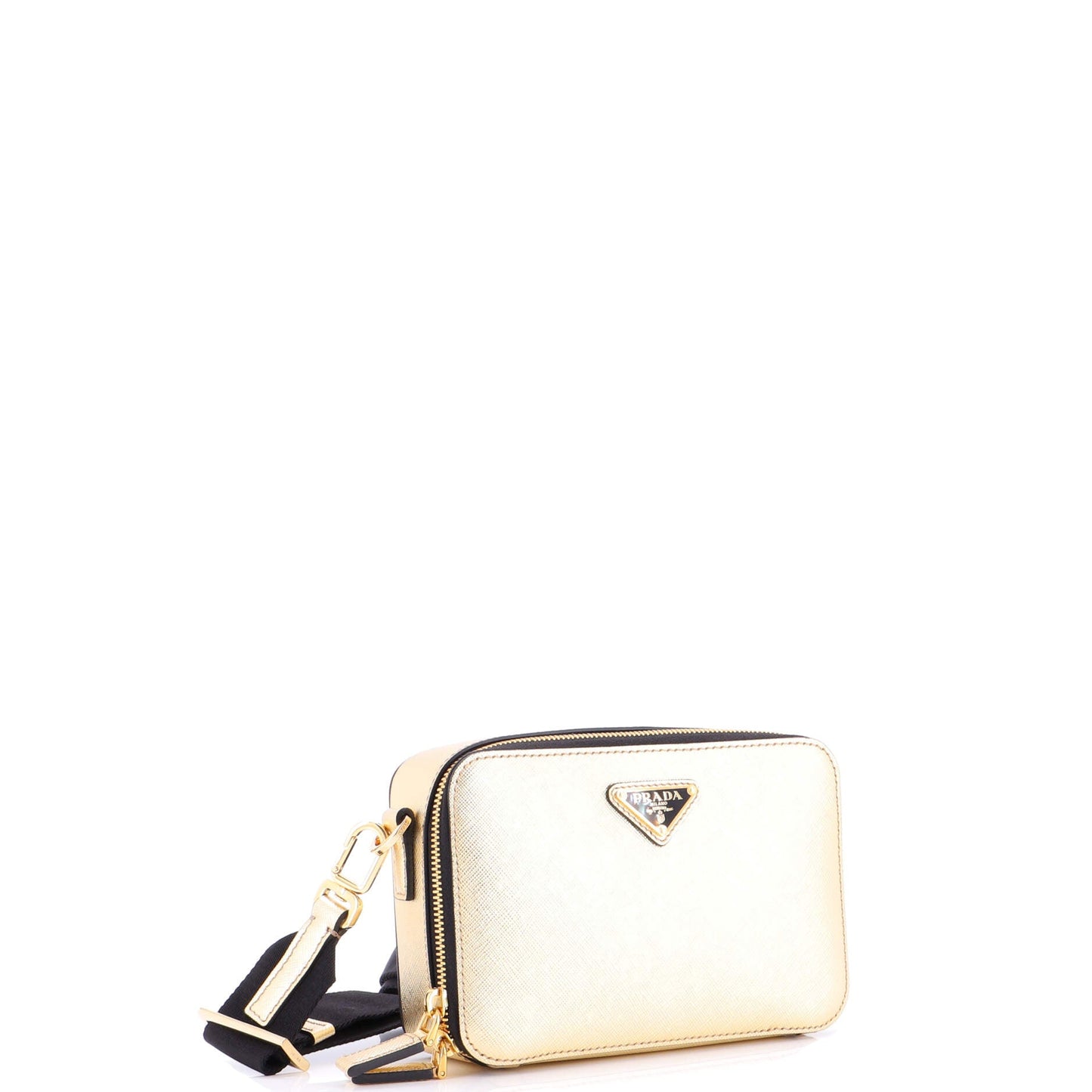 Brique Camera Crossbody Bag Saffiano Leather Mini