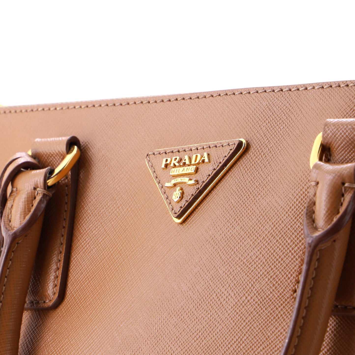 Double Zip Lux Tote Saffiano Leather Medium