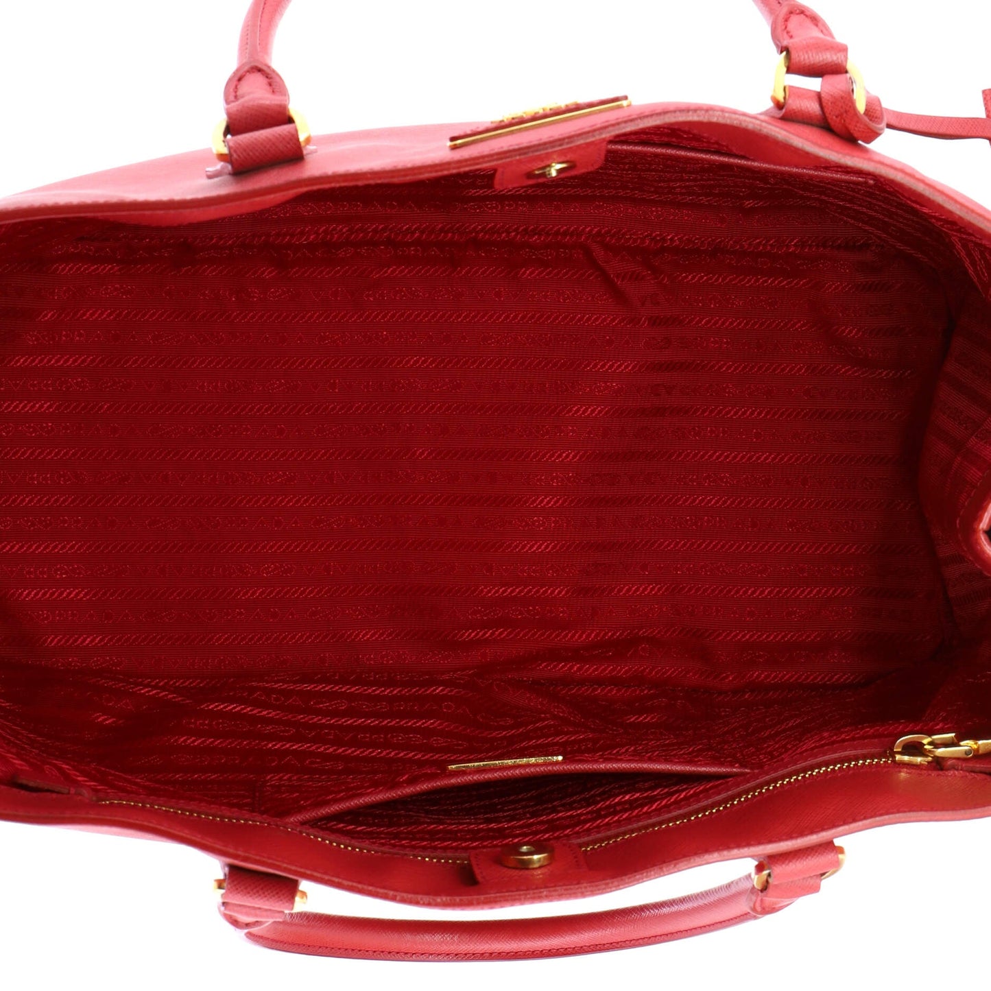 Lux Open Tote Saffiano Leather Large