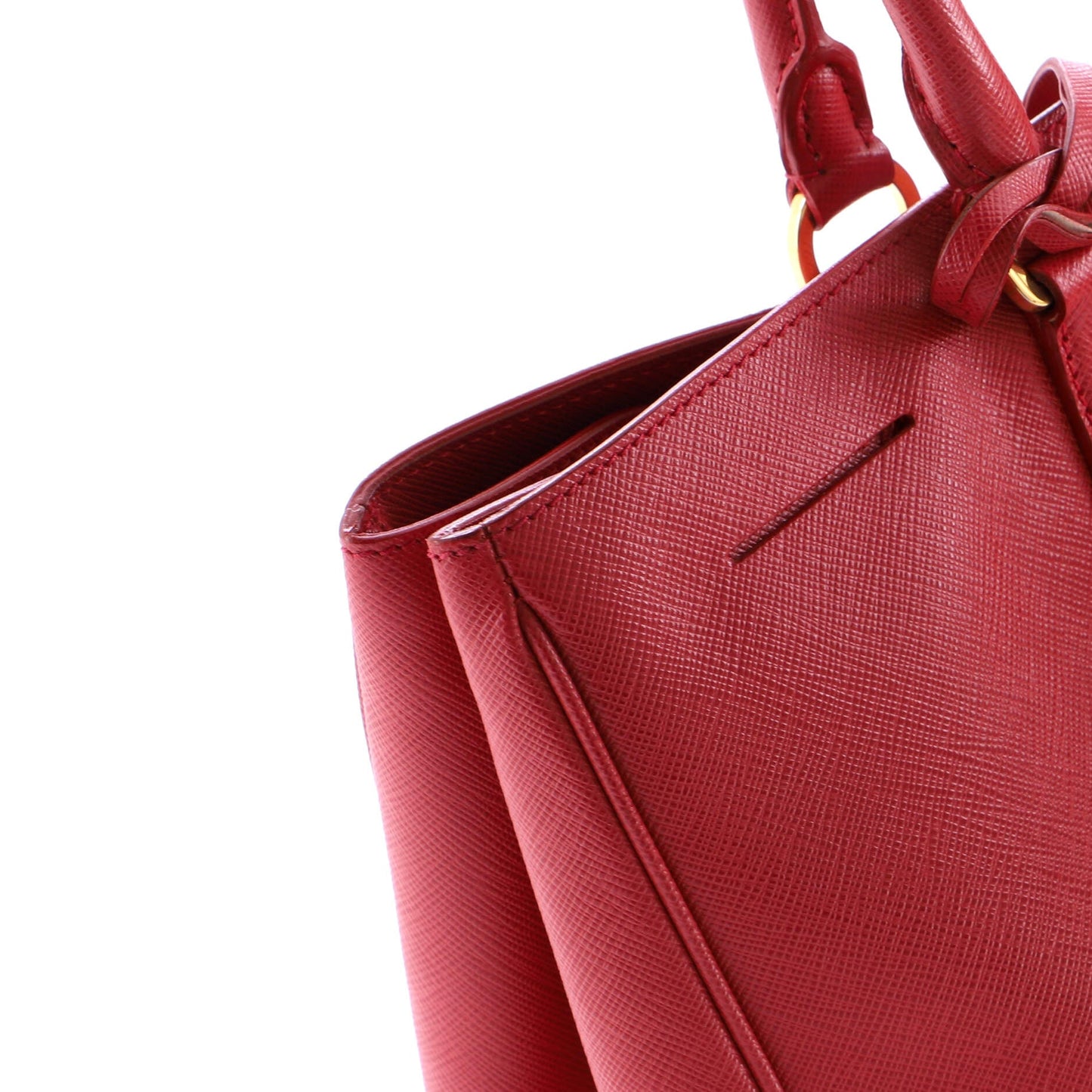 Lux Open Tote Saffiano Leather Large