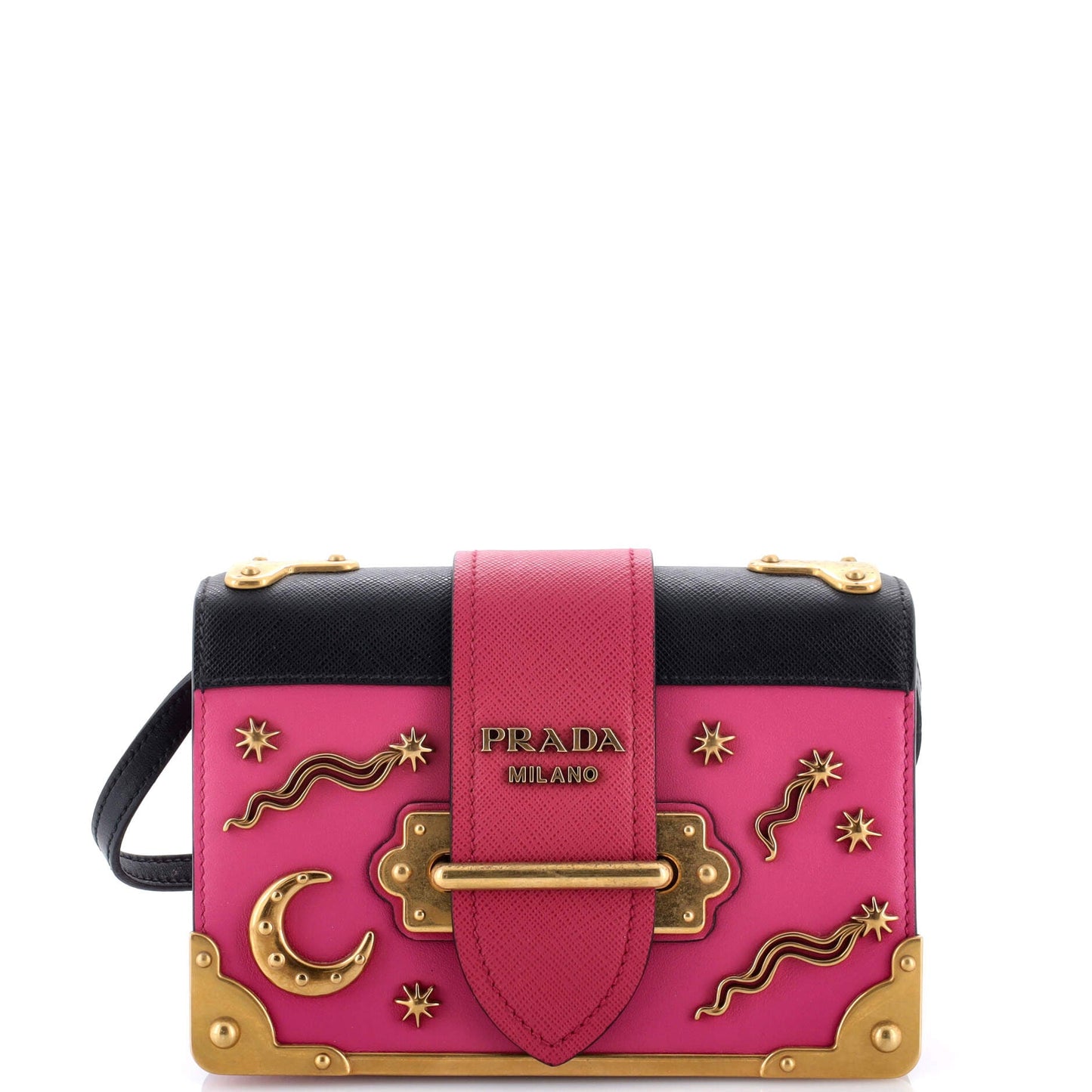 Cahier Crossbody Bag Embellished Leather Small