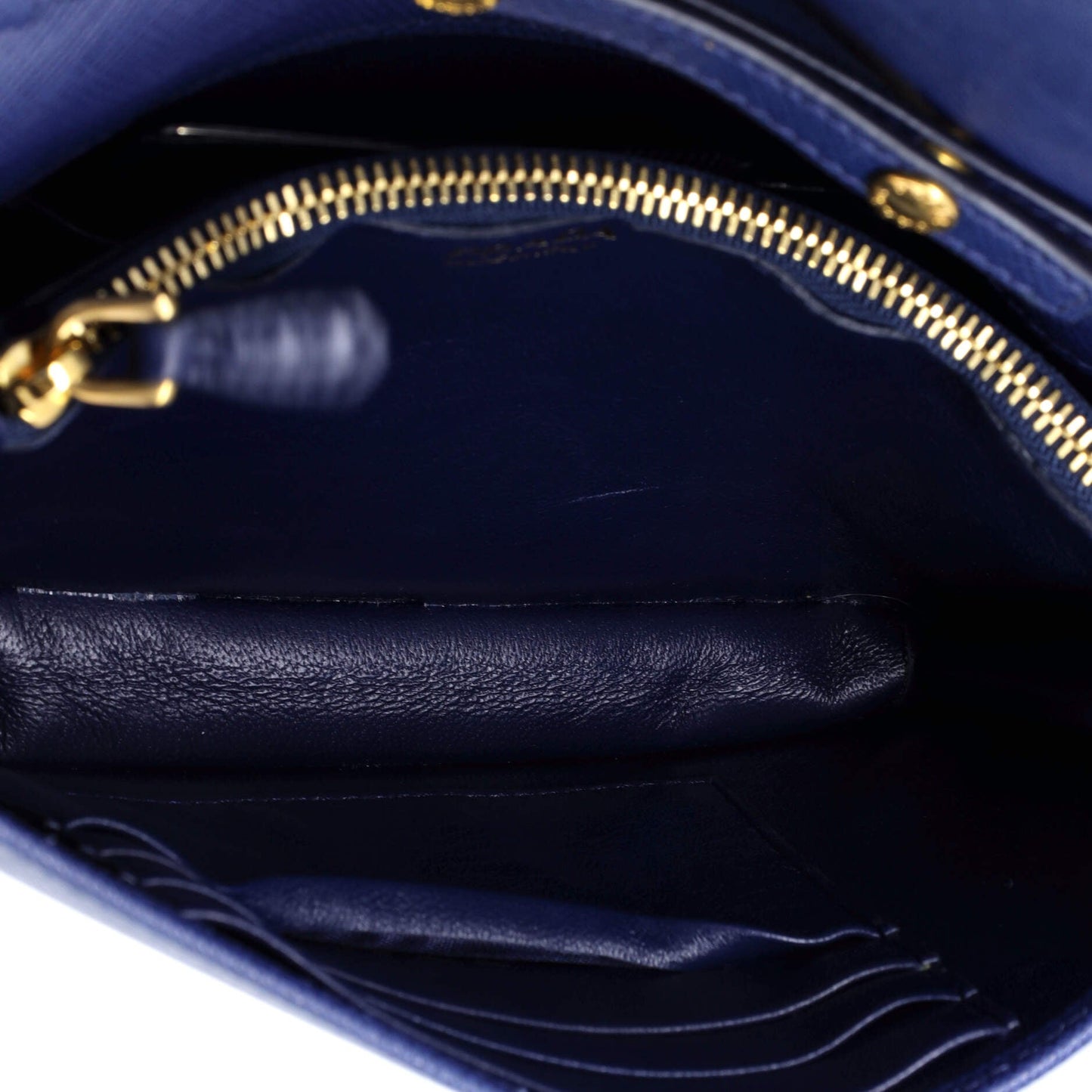 Chain Wallet Crossbody Saffiano Leather