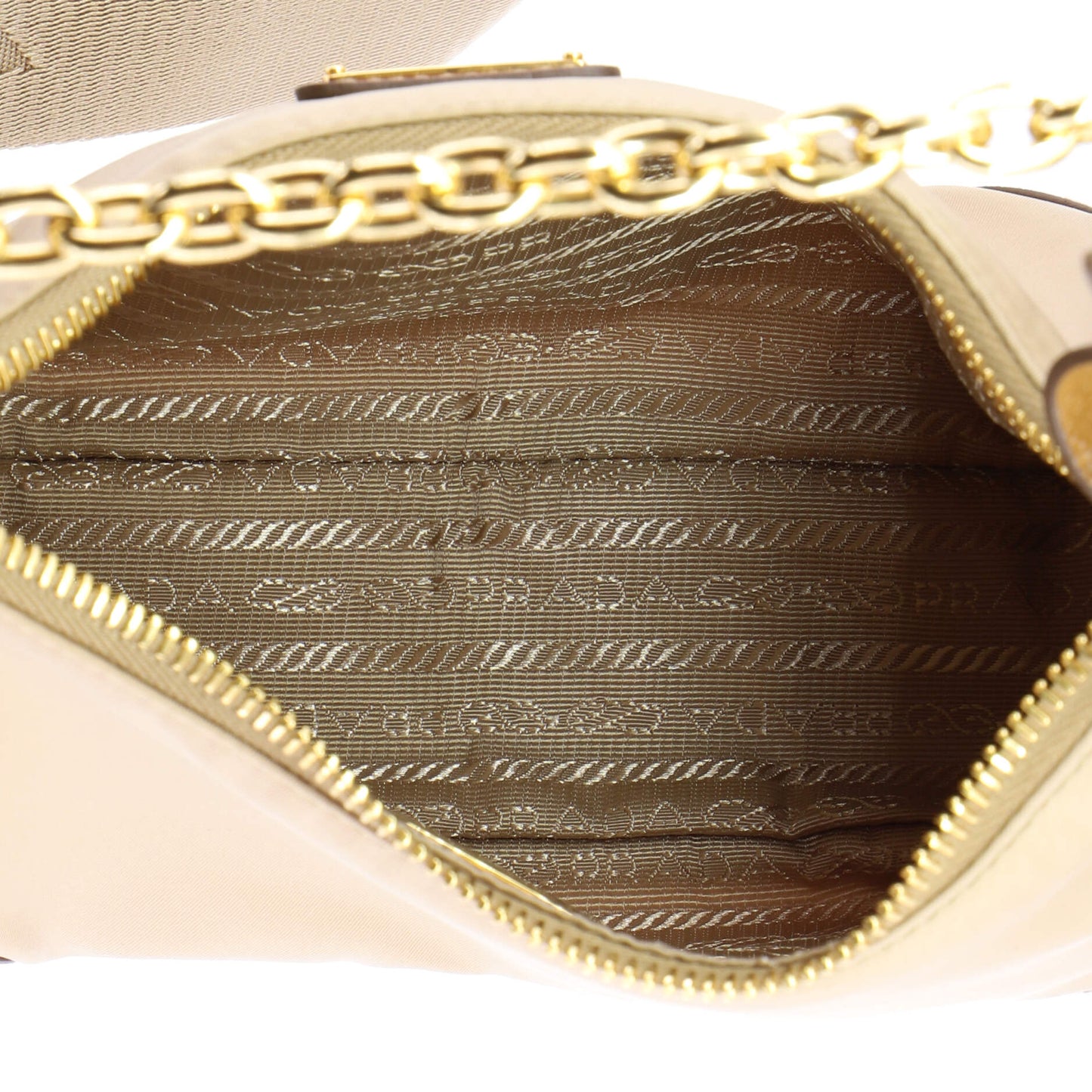 Re-Edition 2005 Robot Charm Shoulder Bag Re-Nylon and Saffiano Leather