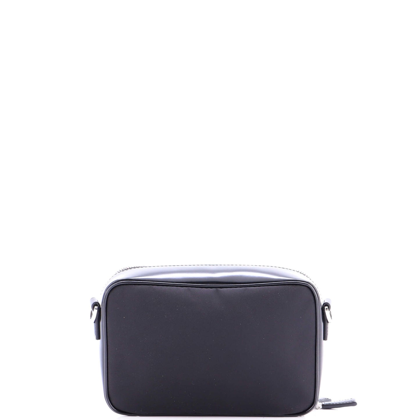 Brique Camera Crossbody Bag Tessuto and Spazzolato Leather Small
