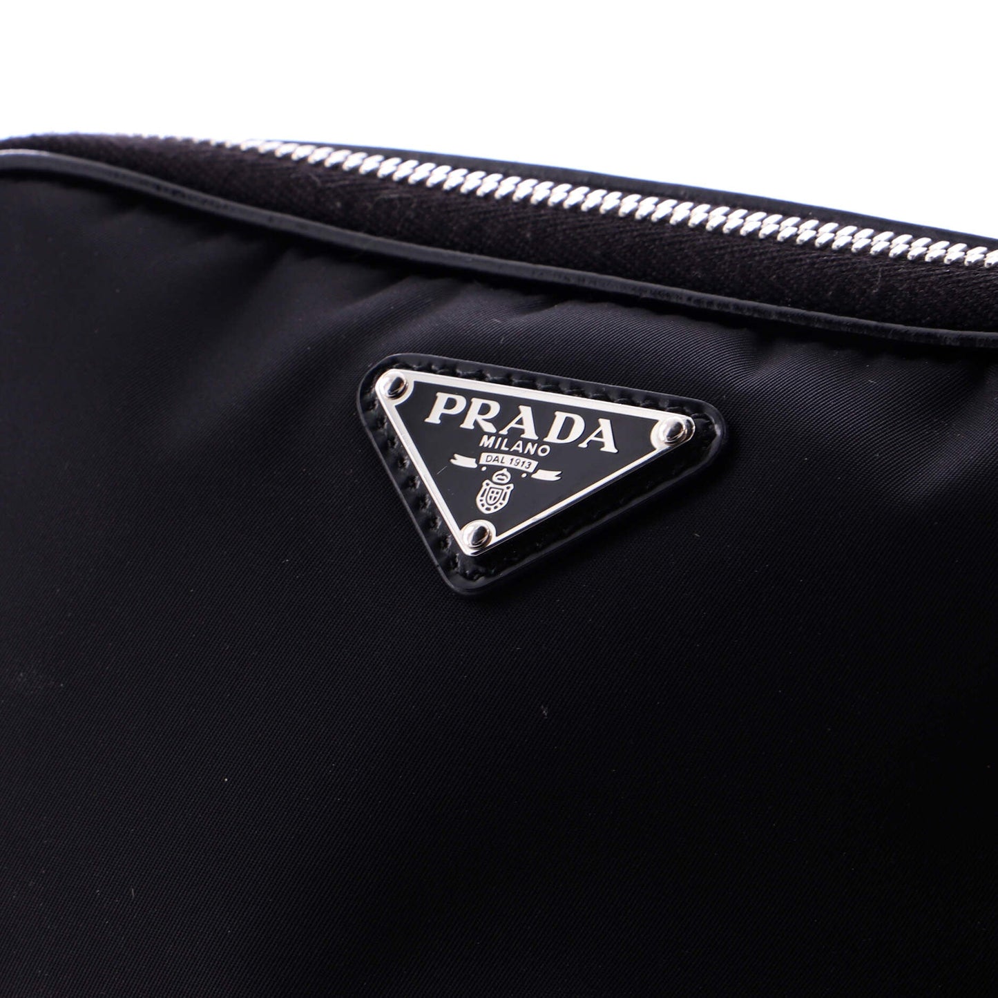 Brique Camera Crossbody Bag Tessuto and Spazzolato Leather Small