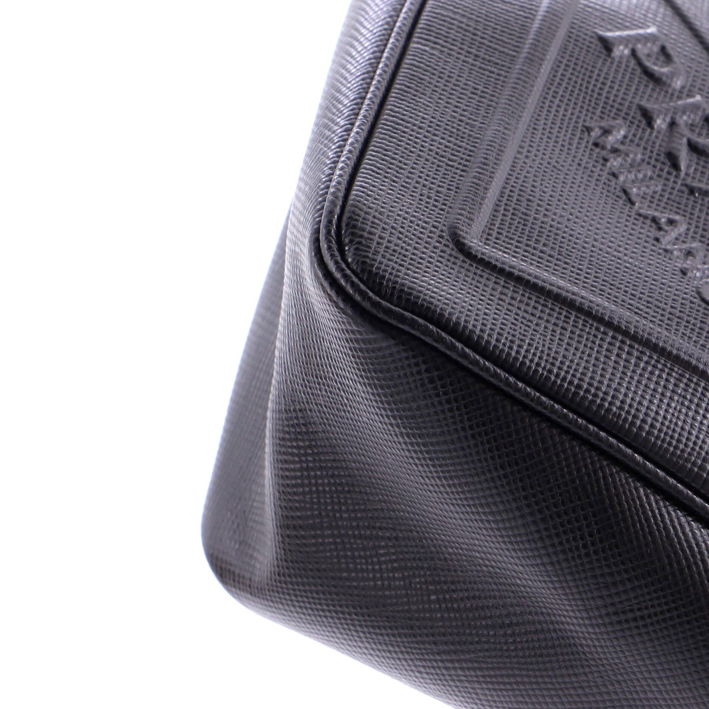 Triangle Logo Zip Crossbody Bag Soft Leather Small