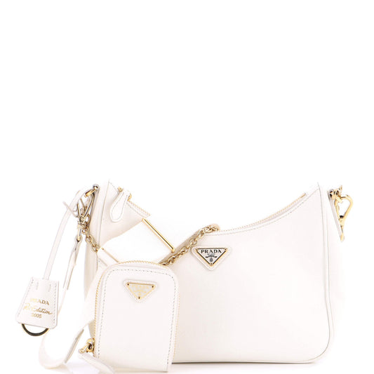 Re-Edition 2005 Shoulder Bag Saffiano Leather Small