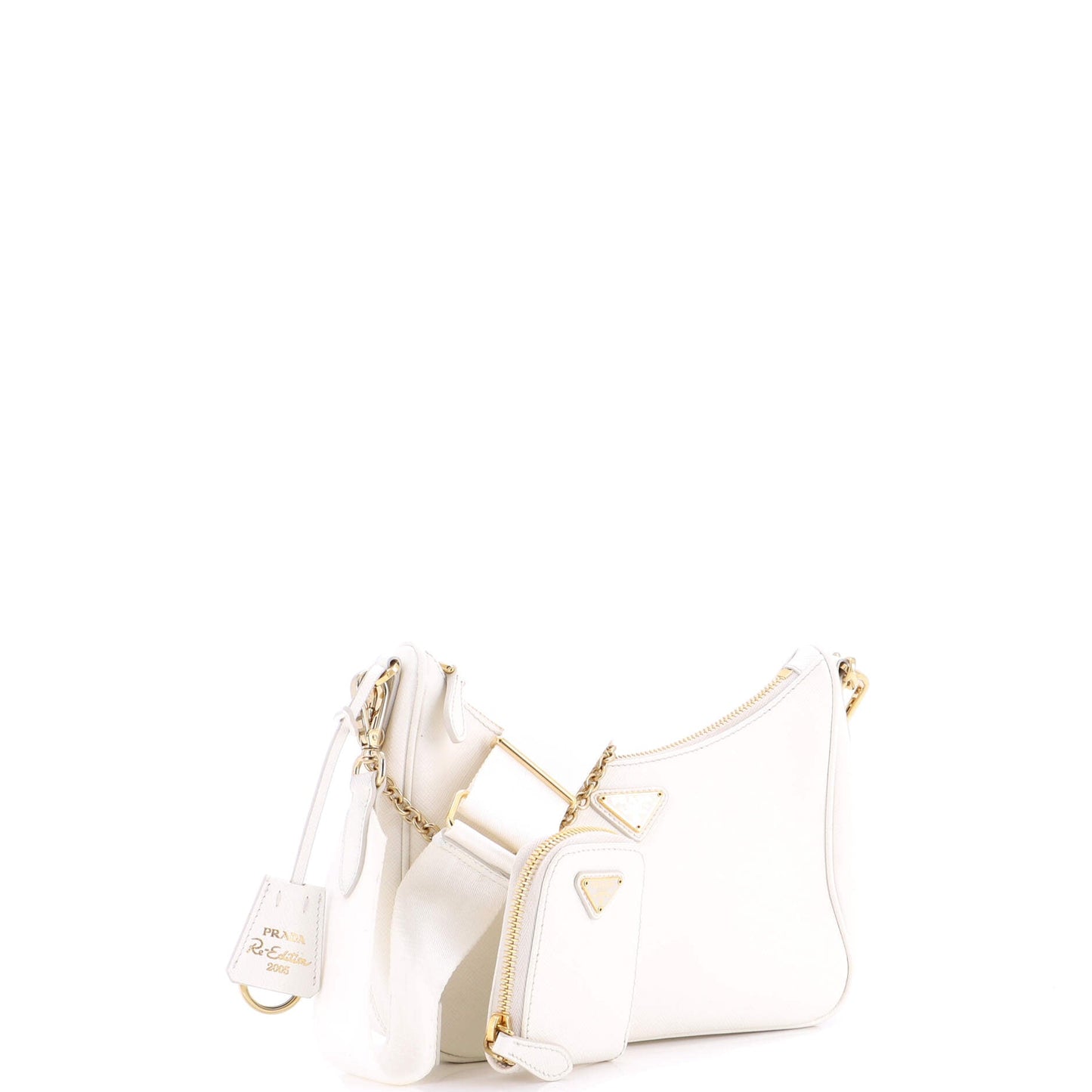 Re-Edition 2005 Shoulder Bag Saffiano Leather Small