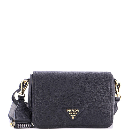 Flou Flap Shoulder bag Vitello Daino Small