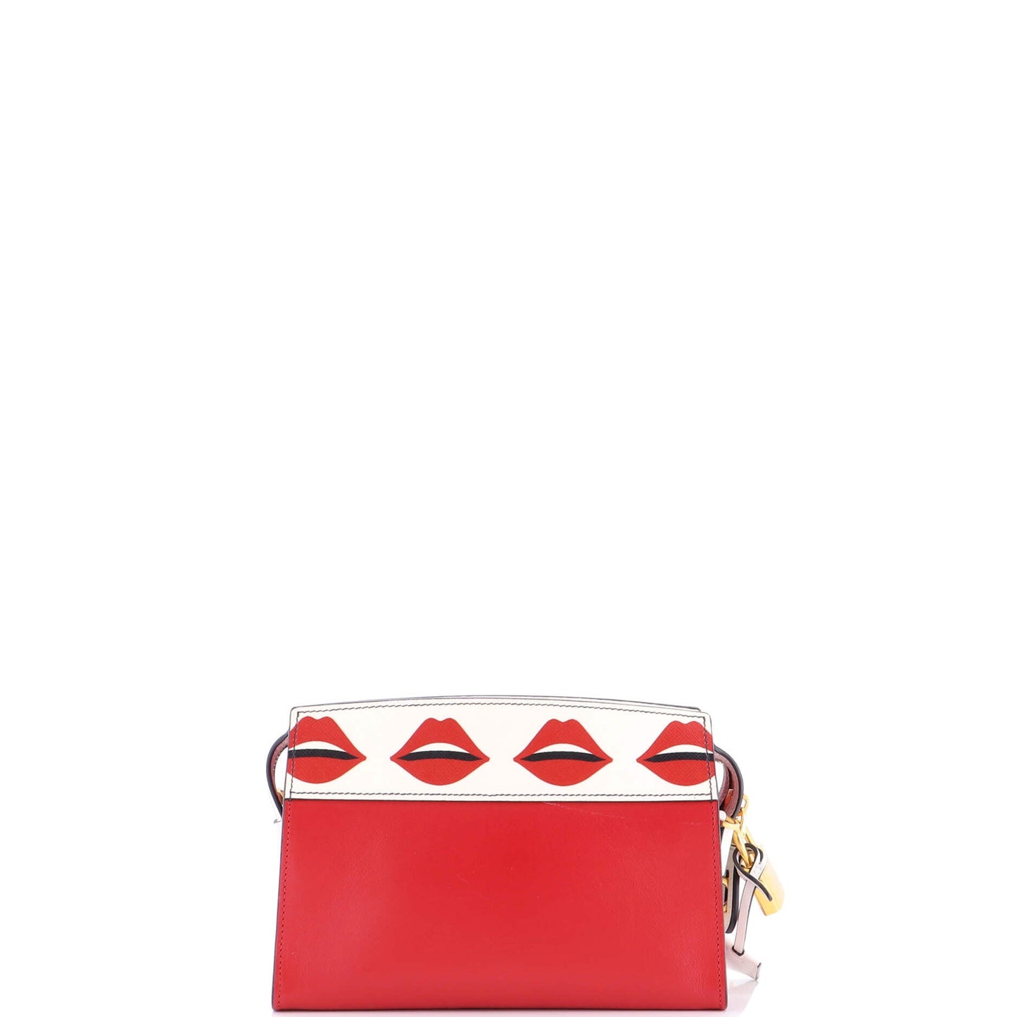 Bibliotheque Crossbody Printed Saffiano Leather Small