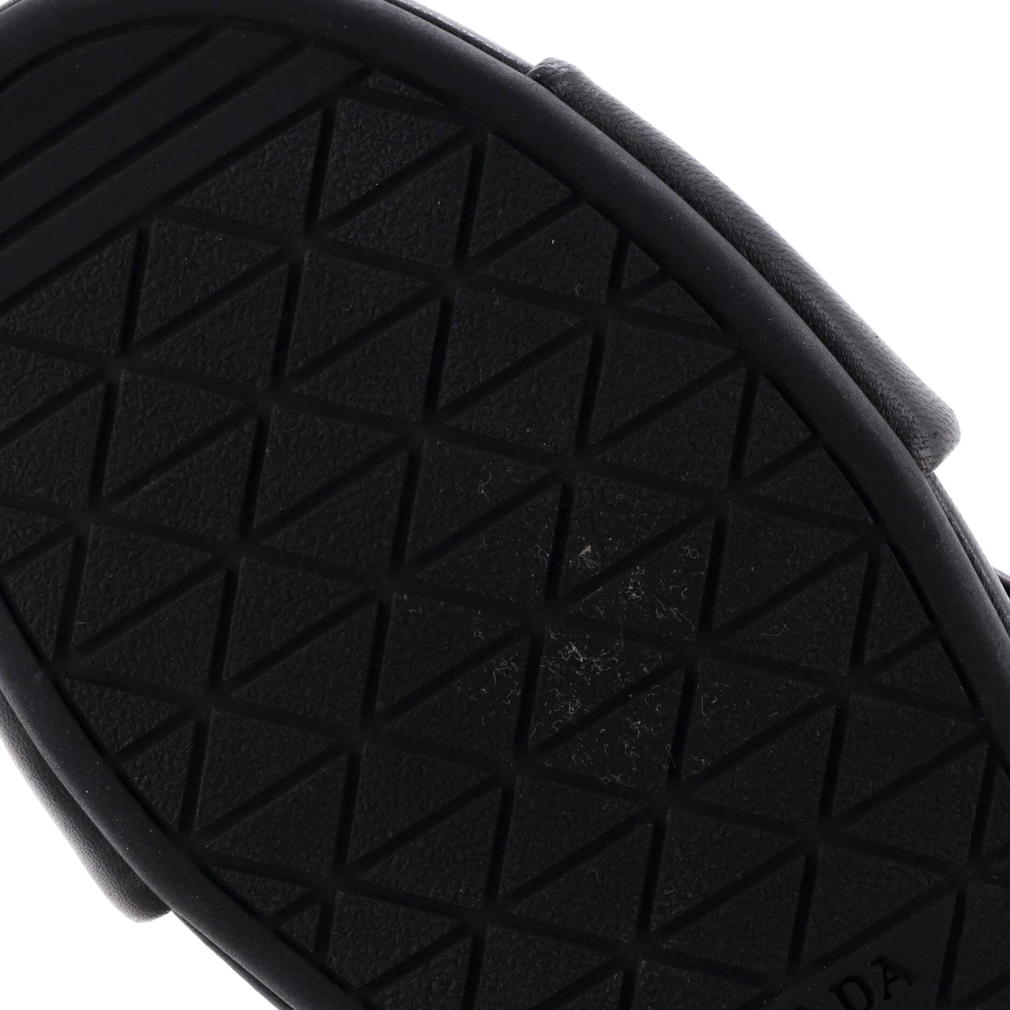 Women's Triangle Criss Cross Padded Sandals Leather