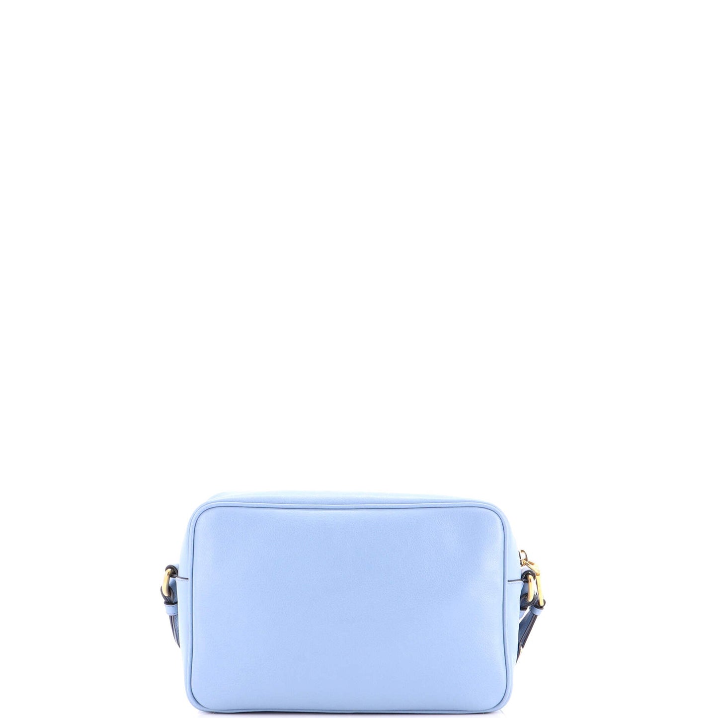 Logo Camera Bag Embossed Leather Small