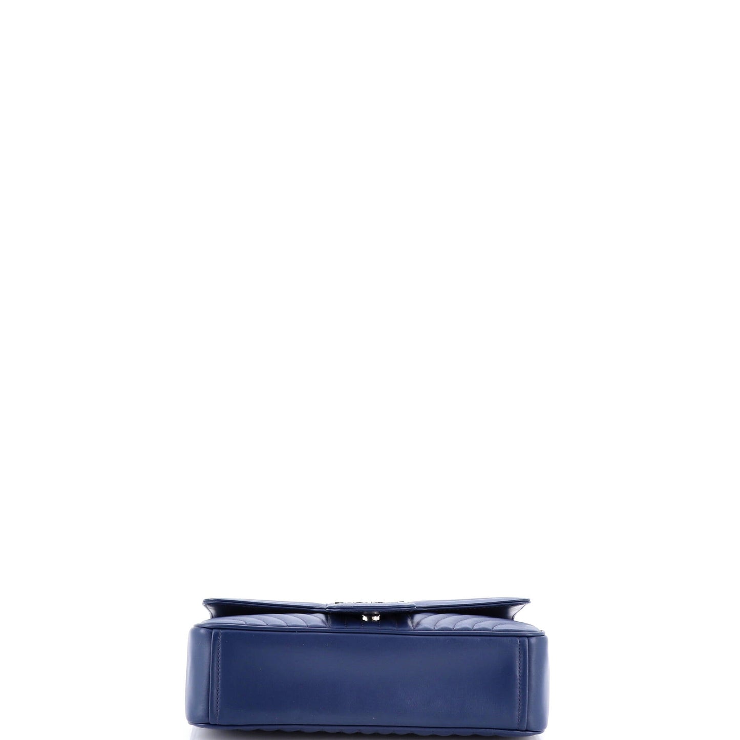 Chain Flap Shoulder Bag Diagramme Quilted Leather Large