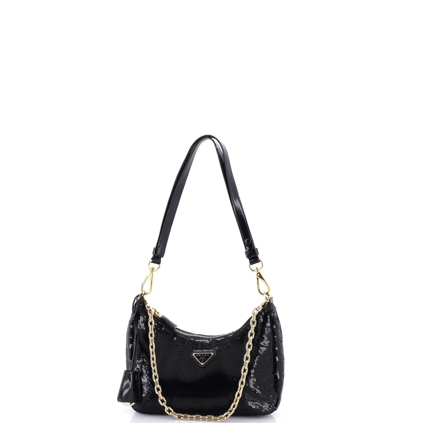 Re-Edition Shoulder Bag Sequins Embellished Re-Nylon Mini