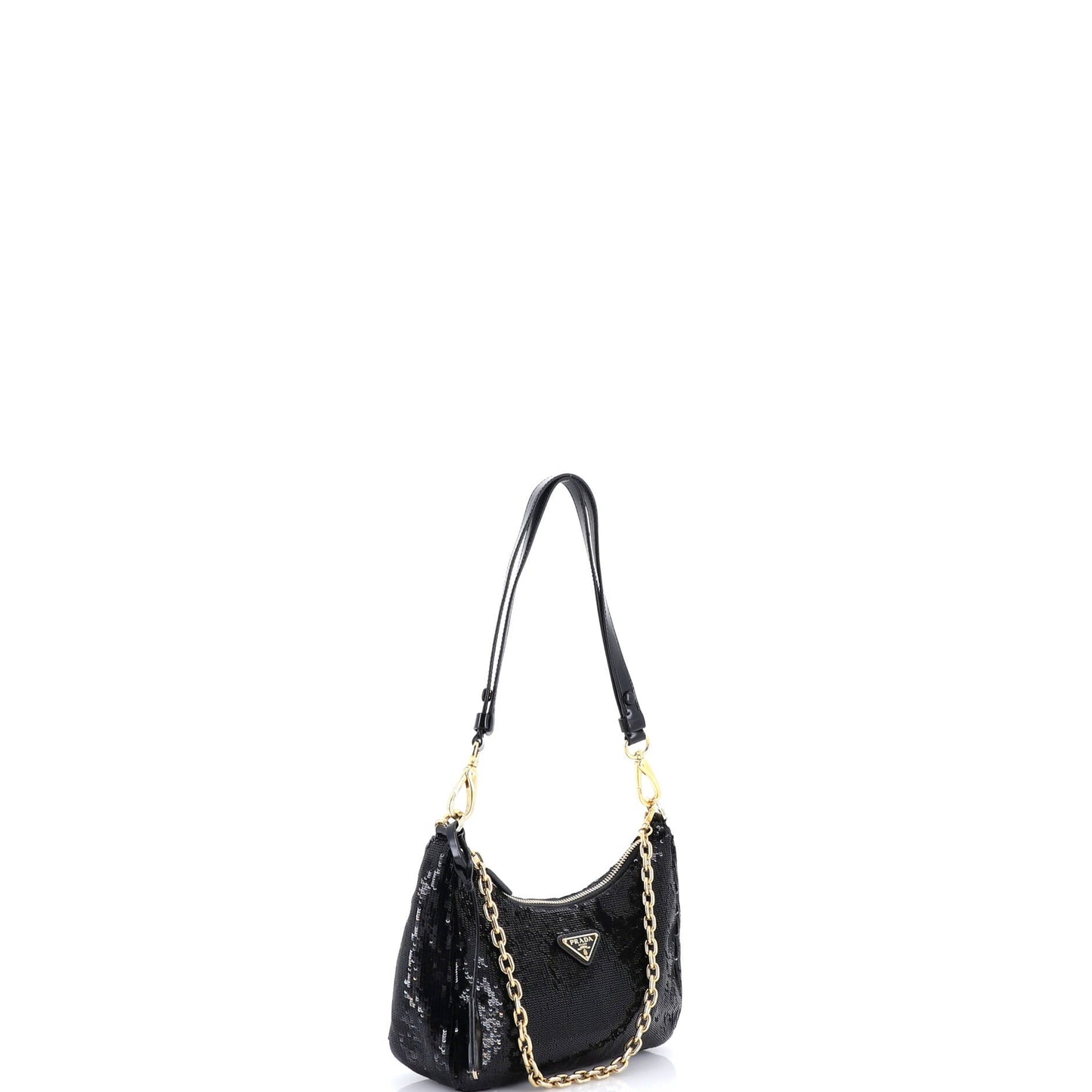 Re-Edition Shoulder Bag Sequins Embellished Re-Nylon Mini