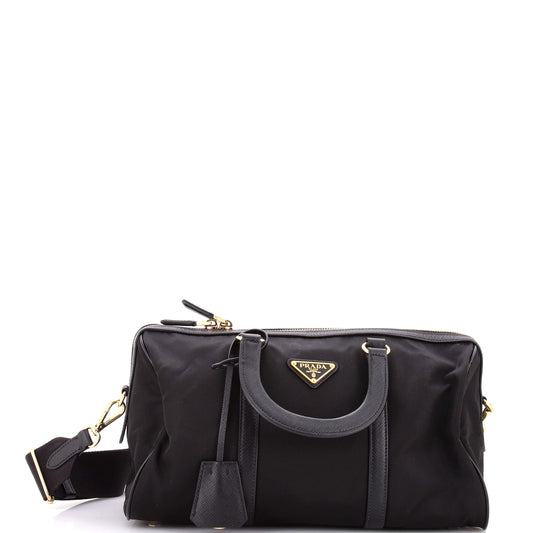 Re-Edition 1978 Top Handle Bag Re-Nylon with Saffiano Leather Medium