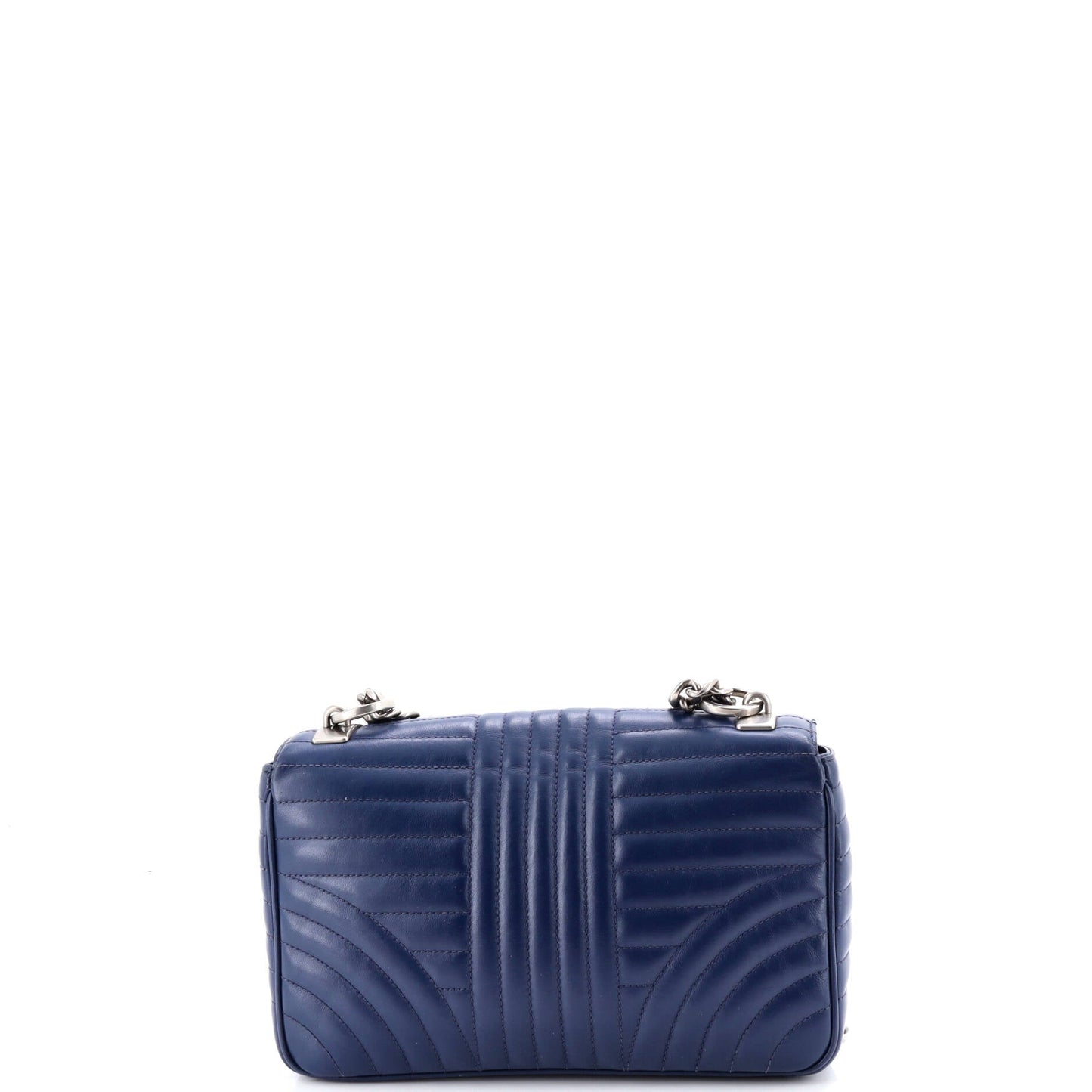 Chain Flap Shoulder Bag Diagramme Quilted Leather Medium