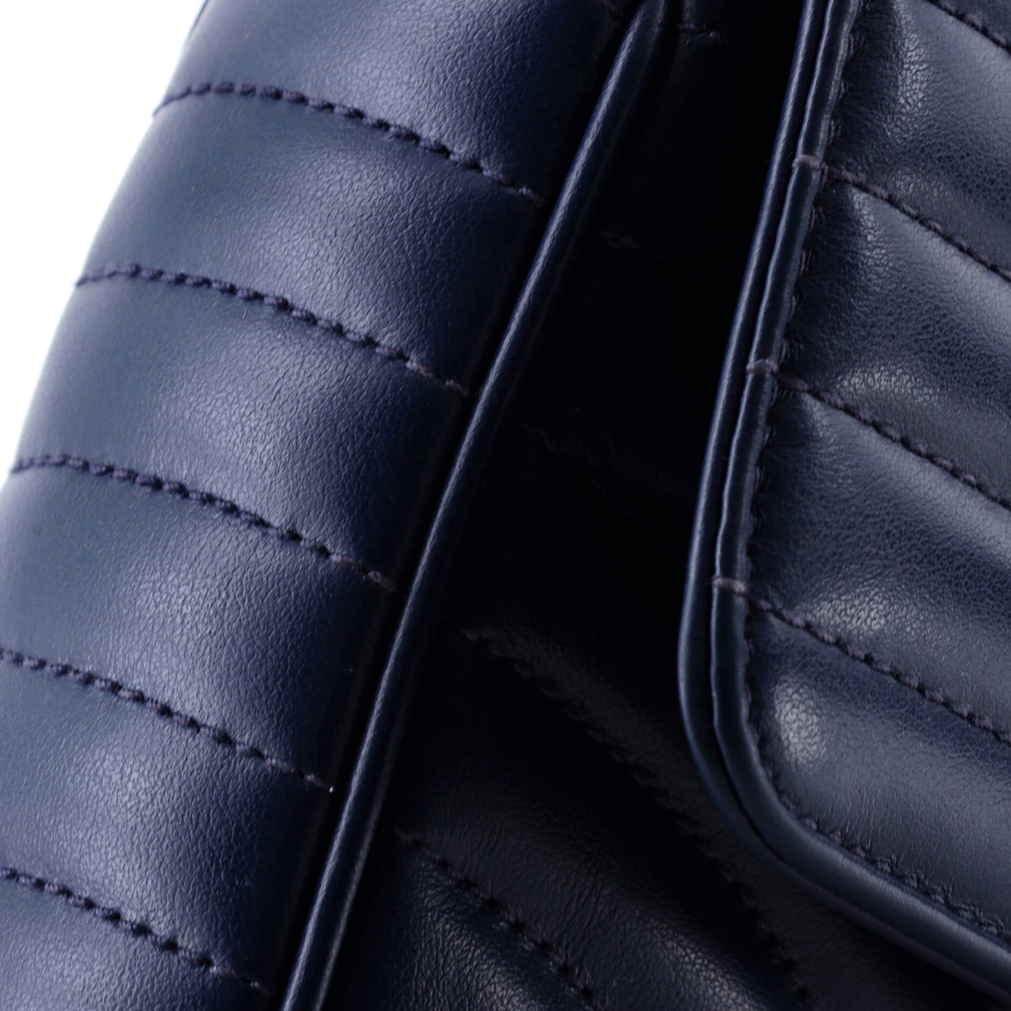 Chain Flap Shoulder Bag Diagramme Quilted Leather Medium