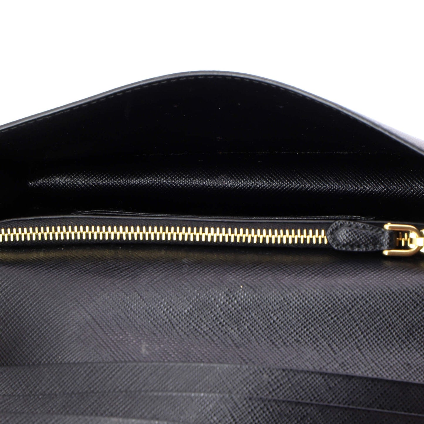 Wristlet Wallet on Chain Saffiano Leather Mini