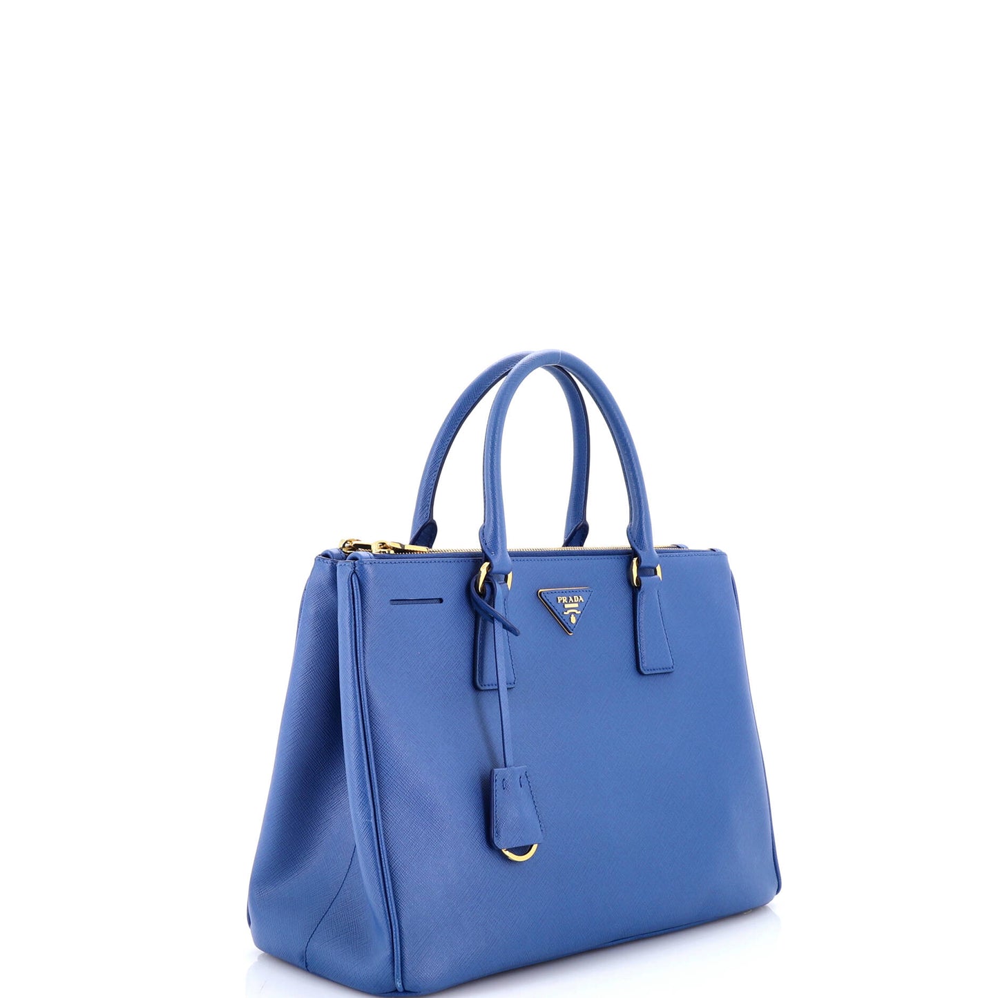 Double Zip Lux Tote Saffiano Leather Medium