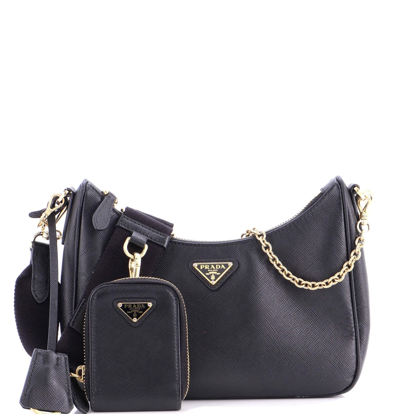 Re-Edition 2005 Shoulder Bag Saffiano Leather Small