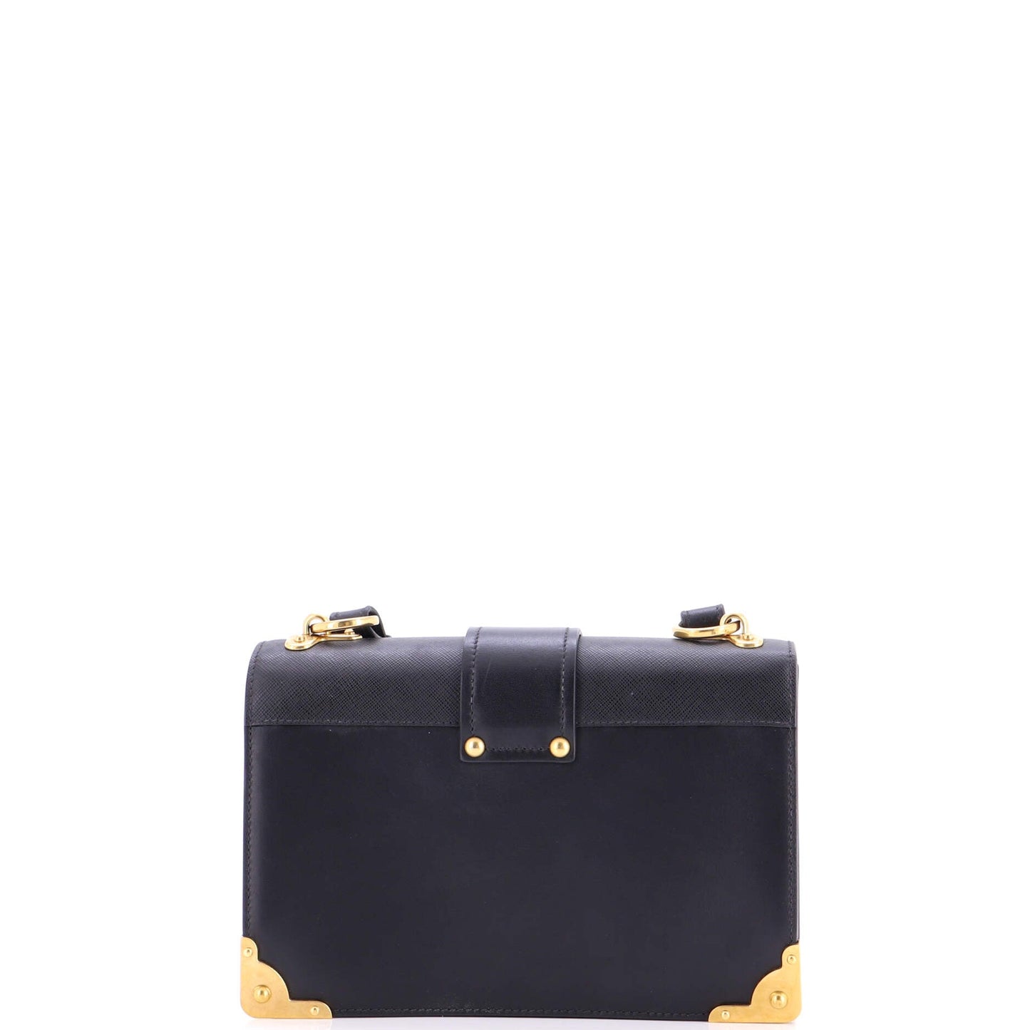 Cahier Crossbody Bag Leather and Saffiano Leather Large