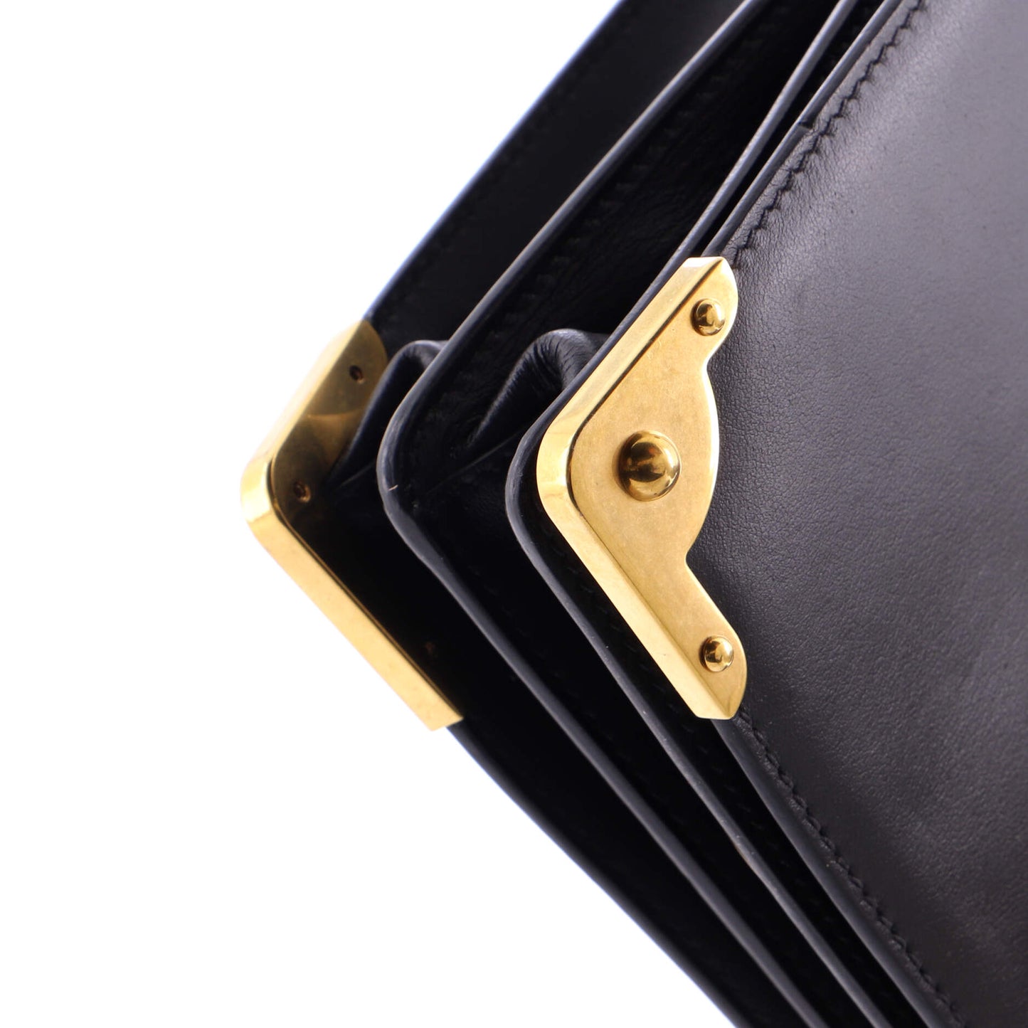 Cahier Crossbody Bag Leather and Saffiano Leather Large